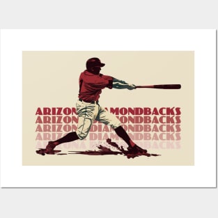 Retro Arizona Diamondbacks Slugger Posters and Art